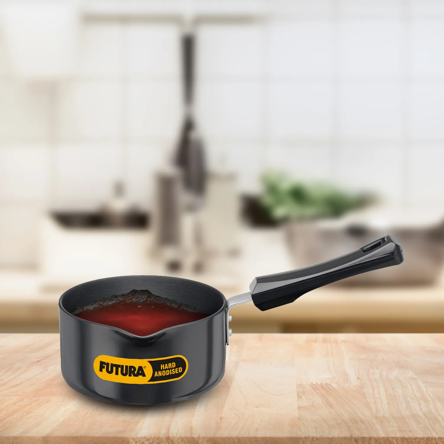 AS10_1 Hawkins Hard Anodised Saucepan AS10 - Image 1