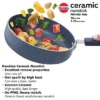 Induction Compatible Ceramic Nonstick Frying Pan 16 cm with Glass Lid - Image 4