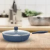 Induction Frying Pan with Glass Lid 23cm